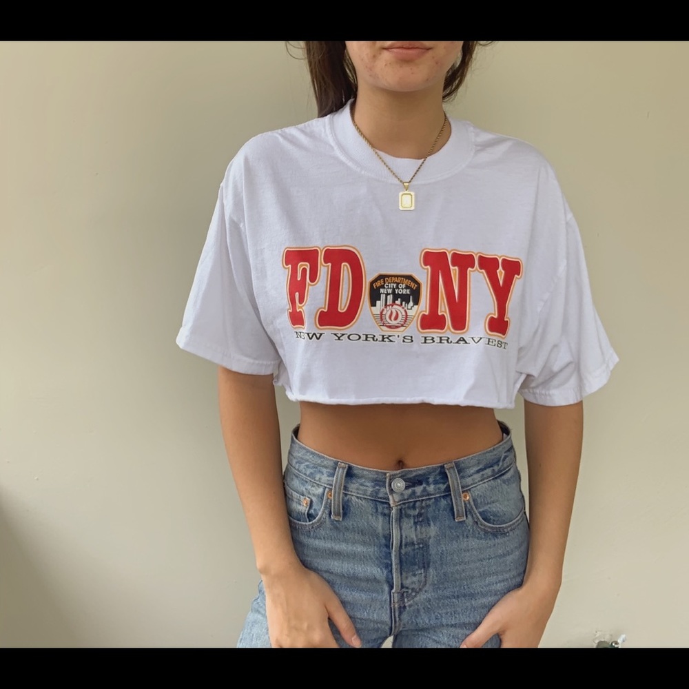 Vintage cropped tee